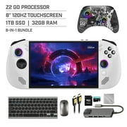 Lenovo Legion Go S 1TB SSD Gaming Handheld 8-inch Touchscreen 120Hz WUXGA AMD Ryzen Z2 Go CPU, Mytrix Zero-Kirin Wireless Pro Controller, Hub, 128GB MicroSD, Keyboard &Mouse, 8 in 1 Bundle