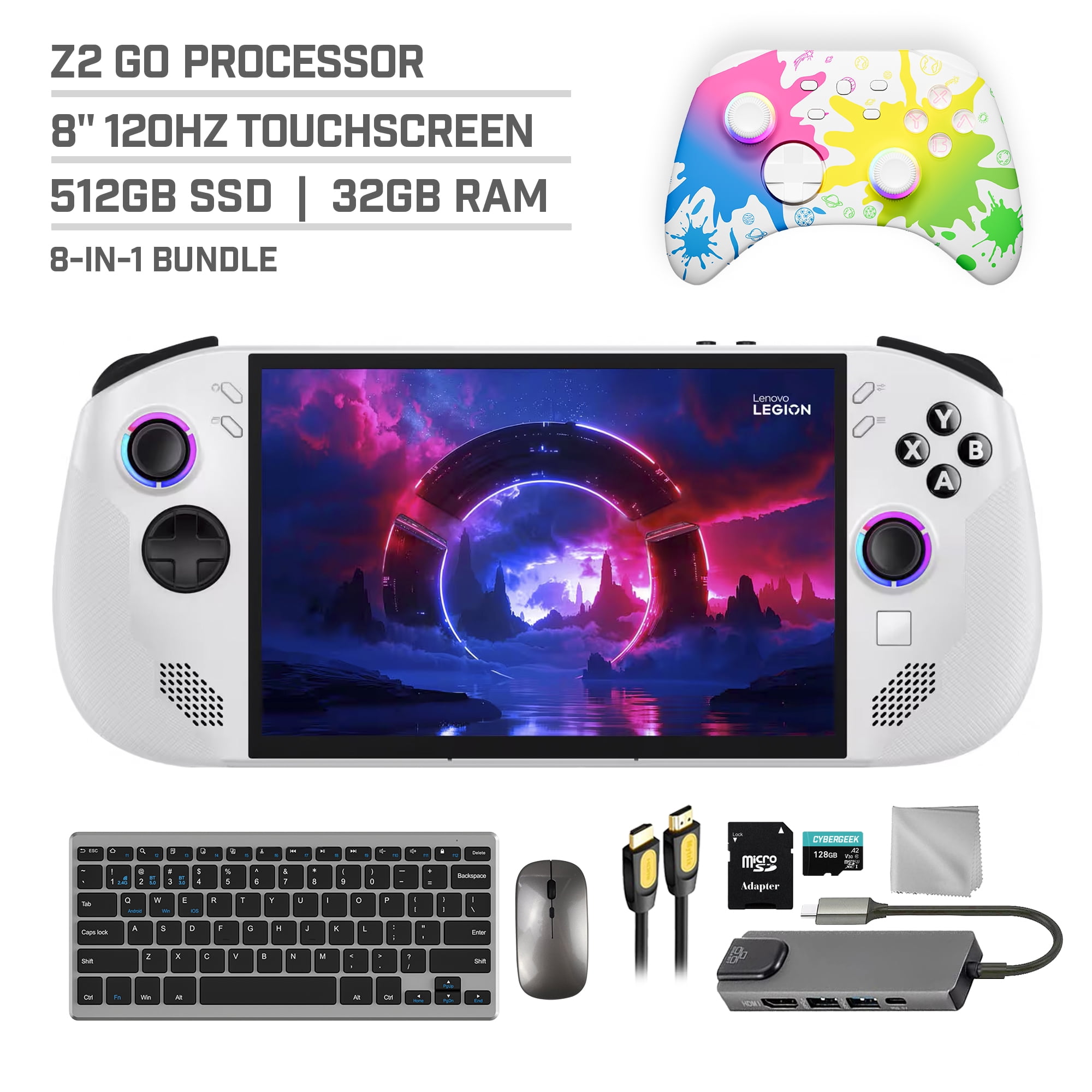 Lenovo Legion Go S 2TB SSD Gaming Handheld 8-inch