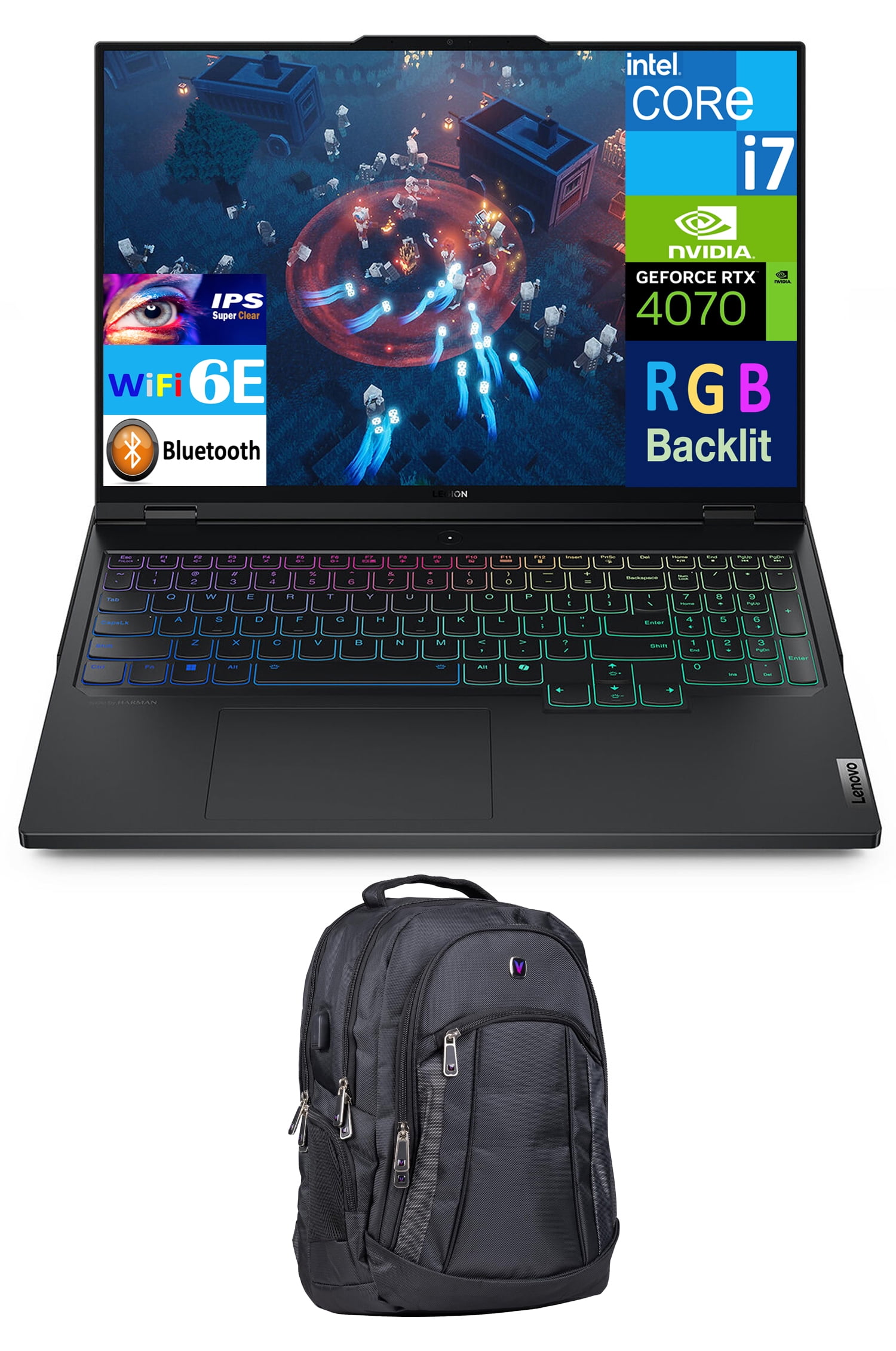 Lenovo Legion Pro 5 16IRX9 Gaming Laptop 16.0in IPS WQXGA Display (Intel i714700HX, 64GB DDR5, 2x2TB