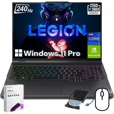 Lenovo Legion Pro 5i 16" WQXGA 240Hz Gaming Laptop, Intel Core i9-14900HX, NVIDIA GeForce RTX 4070, RGB Backlit KB, Windows 11 Pro & Free Office Pro(32GB DDR5 + 2TB SSD)