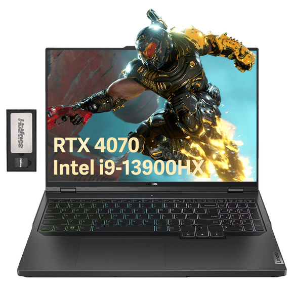 Lenovo Legion Pro 5i Gaming Laptop, 16" WQXGA 240Hz Laptop, Intel i9-13900HX Processor, NVIDIA GeForce RTX 4070 Graphic, 32GB DDR5, 1TB SSD, Win 11 Pro, Gray, 128GB Docking Station Set