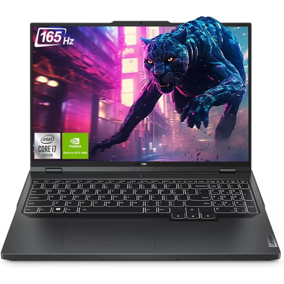 Lenovo Legion Pro 5i Gaming Laptop, 16" WQXGA Display, 13th Gen Intel Core i7-13700HX, 64 GB DDR5 RAM, 1 TB PCIe SSD, GeForce,RTX 4060, Backlit Keyboard, Windows 11 Home,Onyx Grey