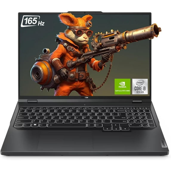 Lenovo Legion Pro 5i Gaming Laptop, 16" WQXGA Display, 13th Gen Intel Core i9-13900HX, 64 GB DDR5 RAM, 1 TB M2 SSD, GeForce RTX 4060, Backlit Keyboard, Windows 11 Home, Gray