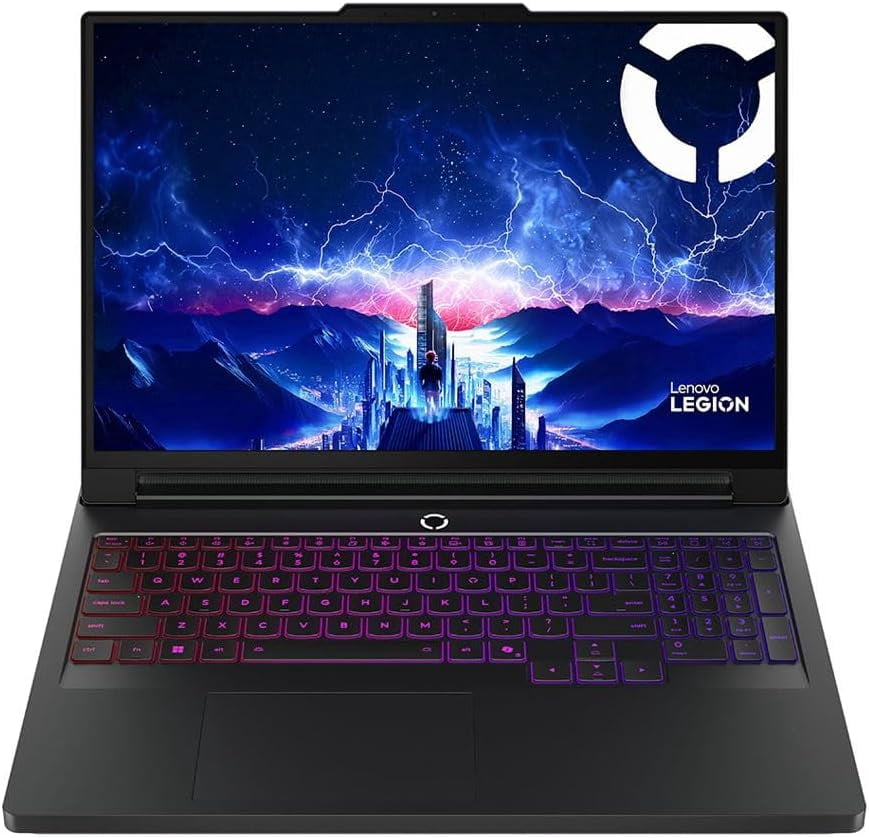 Lenovo Legion Pro 7 16IAX10H OLED 16" Gaming Laptop Computer Intel Core Ultra 9 275HX 2.1GHz Processor; NVIDIA GeForce RTX 5070 Ti 12GB GDDR7; 32GB DDR5-6400 RAM; 2x 1TB Solid State Dr