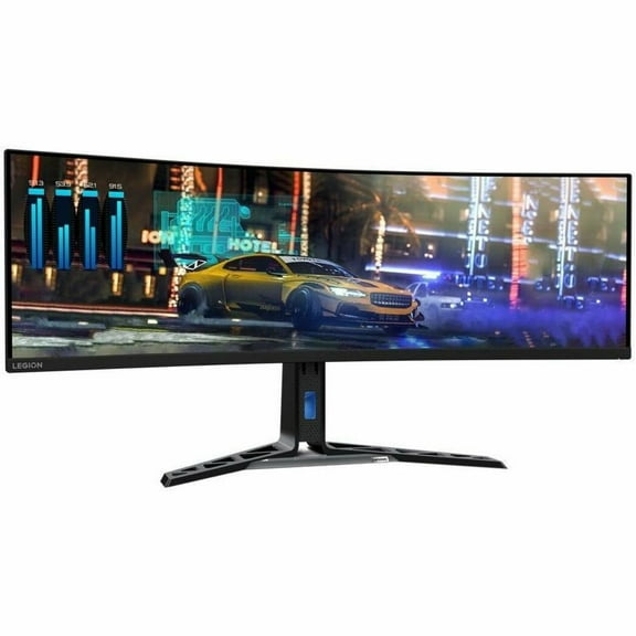Lenovo Legion R45w-30 45" Class Dual Quad HD [DQHD] Curved Screen Gaming LED Monitor - 32:9 - Black (67b1gac3us)
