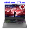 thumbnail image 1 of Lenovo Legion Slim 5 Premium Gaming Laptop 16" WQXGA IPS 165Hz (100% sRGB, 350nits) AMD Zen4 Octa-Core Ryzen 7 8845HS Processor 64GB DDR5 2TB SSD GeForce RTX 4070 Graphic RGB Backlit Win11, 1 of 7