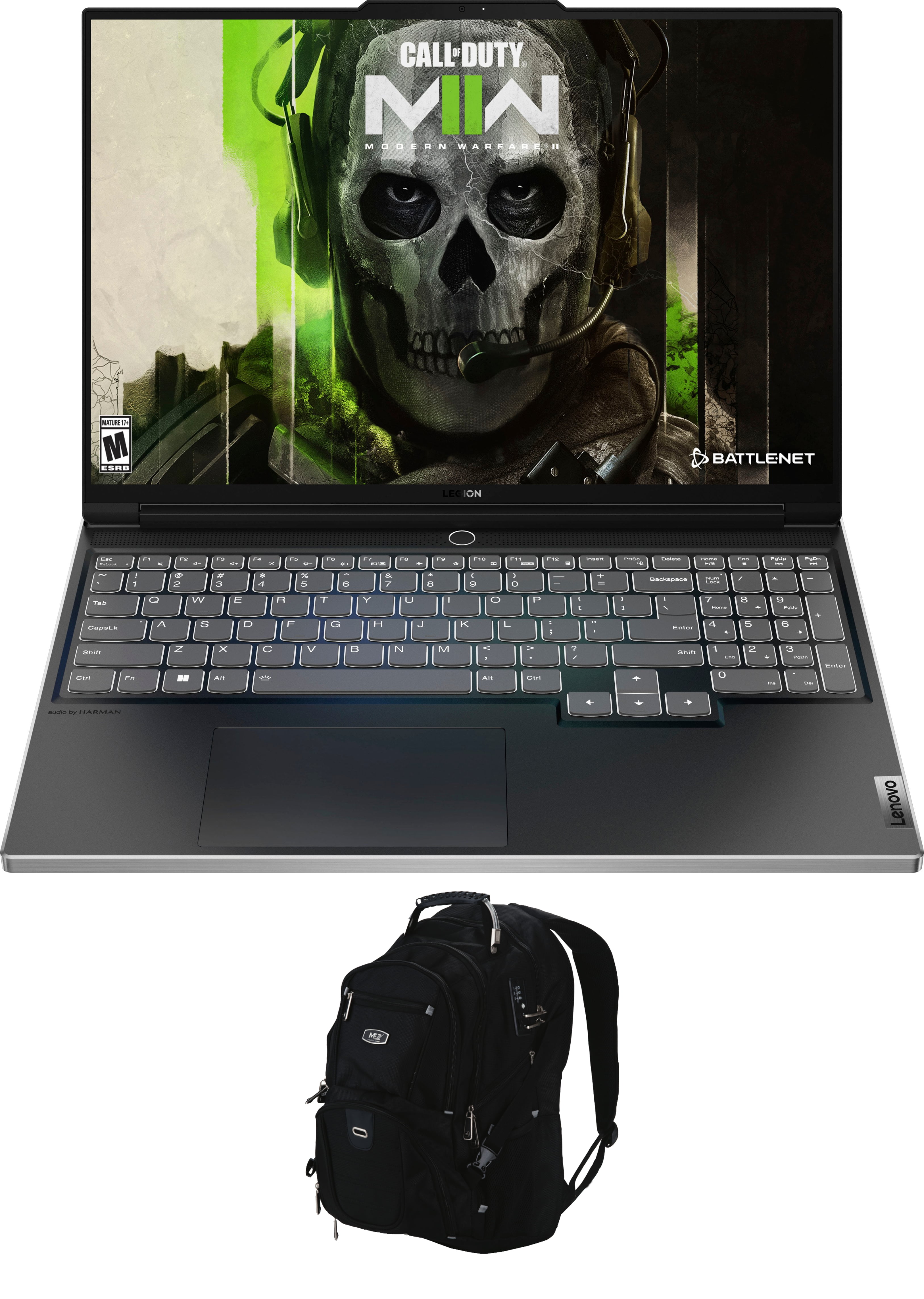 Lenovo Legion Slim 7i Gaming/Entertainment Laptop (Intel i7-12700H 14-Core, 16.0in 165Hz Wide UXGA (1920x1200), NVIDIA RTX 3060, Win 11 Pro) with Travel/Work Backpack