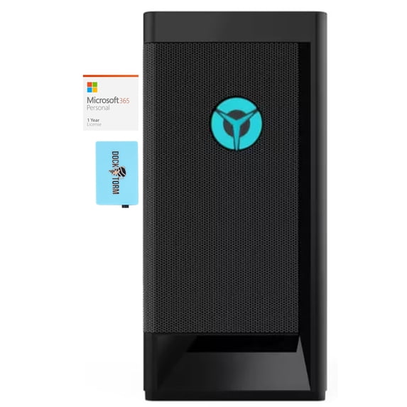 Lenovo Legion T5 26IOB6 Gaming/Entertainment Desktop PC (Intel i7-11700F 8-Core, NVIDIA RTX 3060, 64GB RAM, 4TB PCIe SSD, Wifi, USB 3.2, Win 11 Pro) with Microsoft 365 Personal , Dockztorm Hub