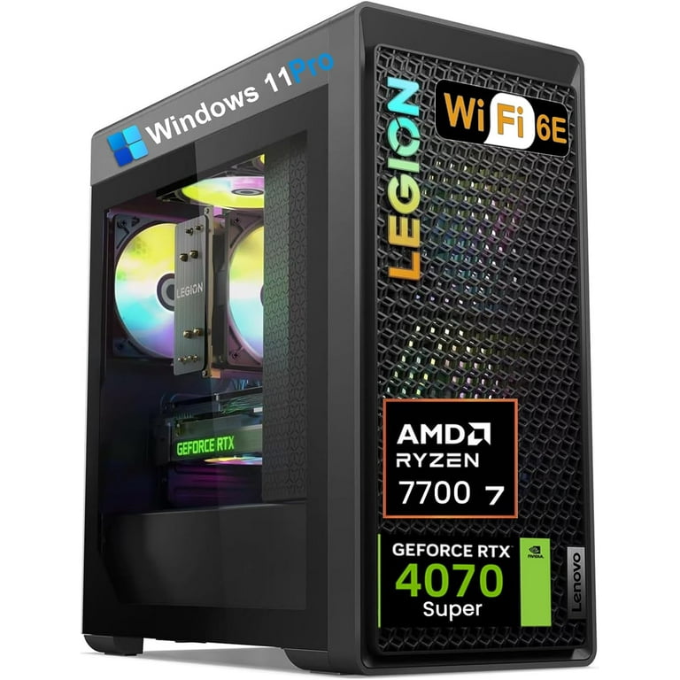 Lenovo Legion T5 Gen Tower Gaming Desktop PC, NVIDIA GeForce RTX