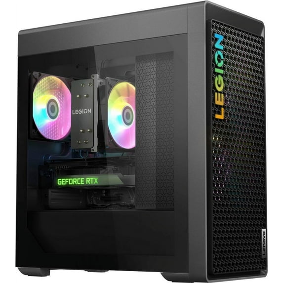 Lenovo Legion Tower 5 Gaming Desktop PC (AMD Ryzen 7 7700X, GeForce RTX 4070 12GB, 64GB DDR5 5600MHz RAM, 512GB PCIe SSD + 2TB HDD (3.5), RGB Fans, 500W PSU, VR Ready, WiFi 6, Win 11 Pro)