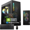 thumbnail image 1 of Lenovo Legion Tower 5 Gen 8 Gaming Desktop Computer, AMD Ryzen 7 7700, GeForce RTX 4070 Ti, 32GB DDR5, 2TB SSD+2TB HDD, Wi-Fi 6E, Windows 11 Home, 1 of 7