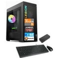 thumbnail image 1 of Lenovo Legion Tower 5 Gen 8 Gaming Desktop PC (AMD Ryzen 5 7600, Radeon RX 7600 8GB GDDR6, 16GB DDR5, 1TB PCIe SSD + 3TB HDD, Air Cooling, 500W PSU, WiFi 6E, Bluetooth 5.2, Win 11 Home) w/USB-C Dock, 1 of 7