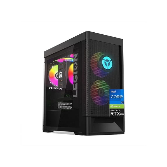 Lenovo Legion Tower 5i Gaming Desktop Computer, Intel Core i7-12700 Processor, NVIDIA GeForce RTX 3060 12GB GDDR6 Graphics, 32GB DDR5 RAM, 2TB SSD, 2TB HDD, Wi-Fi 6, Bluetooth, Windows 11 Pro