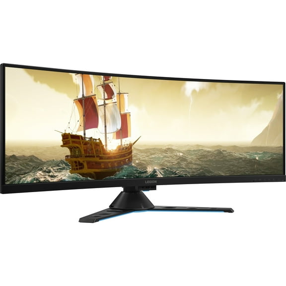 Lenovo Legion Y44w-10 43.4" DWUXGA Curved Screen WLED Gaming LCD Monitor, 32:10, Raven, Black