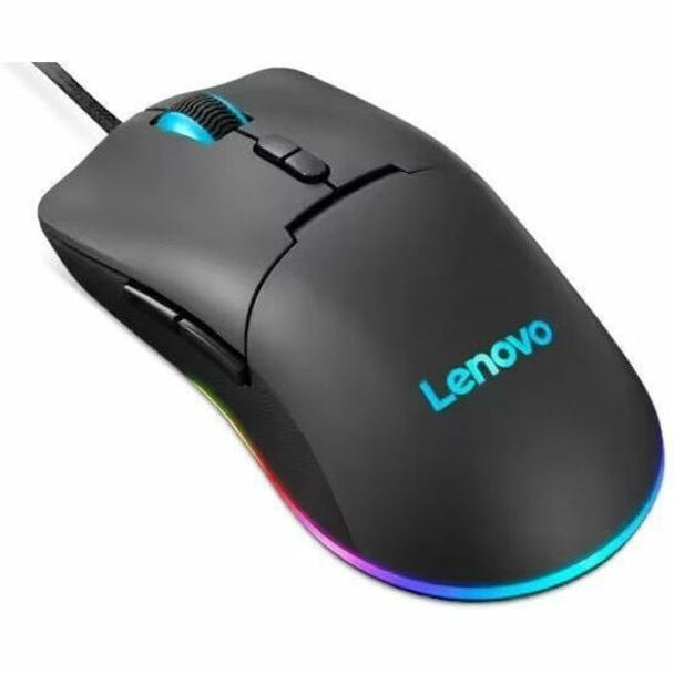 Lenovo M210 RGB Gaming Mouse - Optical - Cable - Gray - USB Type A - 8000 dpi - 7 Button(s) - Symmetrical - 1