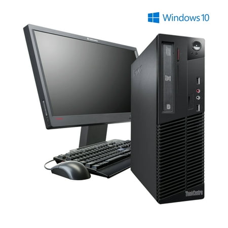 Lenovo M90 Desktop Computer Tower PC Intel Quad-Core i5 3.2GHz Processor 4GB RAM 500GB HDD WIN10 Pro Wi-Fi, Keyboard & Mouse (Used-Like New)