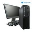 thumbnail image 1 of Pre-Owned Lenovo M90 Desktop Computer Tower PC Intel Quad-Core i5 3.2GHz Processor 4GB RAM 750GB HDD WIN10 Pro 17" Monitor Wi-Fi, Keyboard & Mouse, 1 of 1