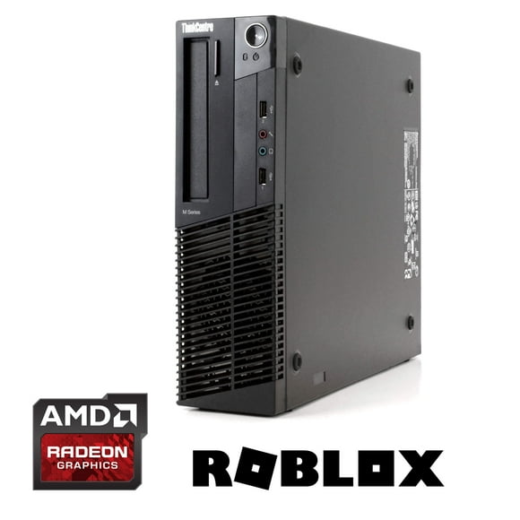 Lenovo M92P Desktop Gaming Computer PC Intel Quad-Core i5 3.2GHz Processor 8GB RAM 1TB HDD Windows 11 Pro with AMD Radeon Graphics Card (Roblox Ready)