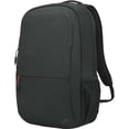 thumbnail image 1 of Lenovo Multiple Zipper Pockets Red Accents 16" Laptop Backpack, Black, 1 of 8