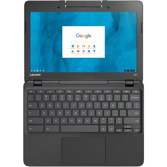 Pre-Owned Lenovo N23 Chromebook - 11.6" Laptop - 16GB SSD - Intel CEL N3060 - 4GB RAM - Chrome OS - Bluetooth - WiFi - Grade B Laptop