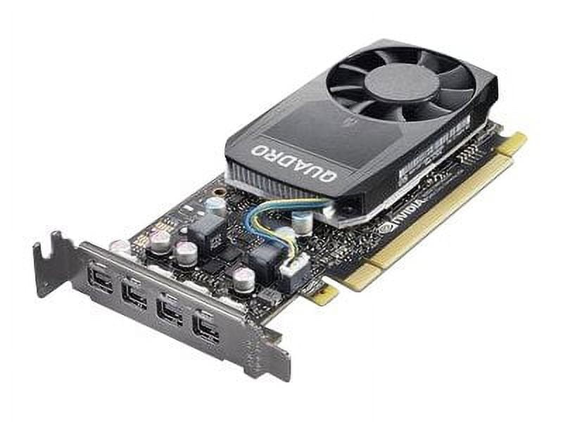 NVIDIA Quadro P620 - Graphics card - Quadro P620 - 2 GB GDDR5 low profile - 4 x Mini DisplayPort - for ThinkStation P320 30BJ (SFF), 30BK (SFF), 30BS (SFF); P330 30C7 (SFF), 30C8 (SFF), 30CA (SFF); P330 (2nd Gen) 30D2 (SFF), 30D4 (SFF)