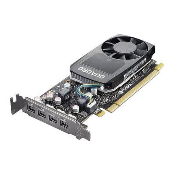 NVIDIA Quadro P620 - Graphics card - Quadro P620 - 2 GB GDDR5 low profile - 4 x Mini DisplayPort - for ThinkStation P320 30BJ (SFF), 30BK (SFF), 30BS (SFF); P330 30C7 (SFF), 30C8 (SFF), 30CA (SFF); P330 (2nd Gen) 30D2 (SFF), 30D4 (SFF)