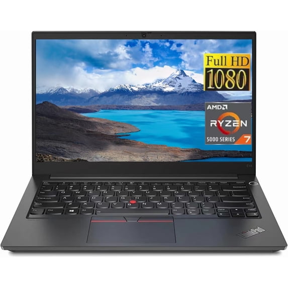 Lenovo Newest ThinkPad E14 Gen 3 14" FHD (1920x1080) Business Laptop,AMD Ryzen™ 7 5700U 8-Core, 12GB RAM, 512GB SSD, AMD Radeon™ Graphics,Anti-Glare, Backlit, Fingerprint, Windows 11 Pro,Black