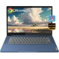 thumbnail image 1 of Lenovo Slim 3 Chromebook Laptop for Business Student, 14'' FHD IPS Touchscreen, 8-Core MediaTek Kompanio 520 Processor, 4GB RAM, 64GB eMMC, Wi-Fi 6, Bluetooth, Chrome OS, Abyss Blue, 1 of 8