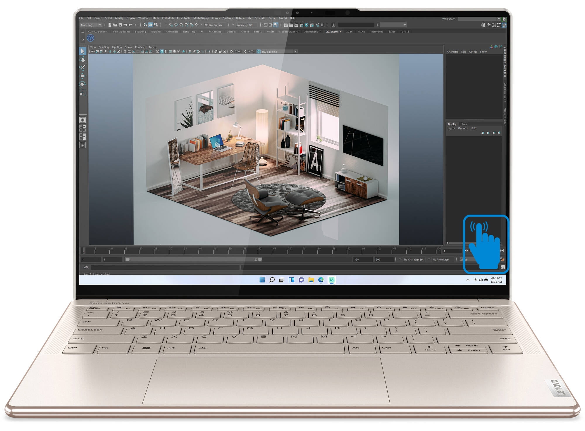 Lenovo Slim 9 Business Laptop (Intel i7-1280P 14-Core, 32GB LPDDR5 5600MHz RAM, 1TB SSD, Intel Iris Xe, 14.0in 60 Hz Touch 4K (3840x2400), Wifi, Bluetooth, Backlit KB, Webcam, Oatmeal, Win 11 Home)
