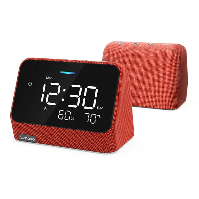 Lenovo Smart Clock Essential with Alexa Built-in, 3.97", A113X, 4GB, 512MBGB