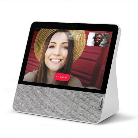 Lenovo - 7" Smart Display with Google Assistant - Blizzard White