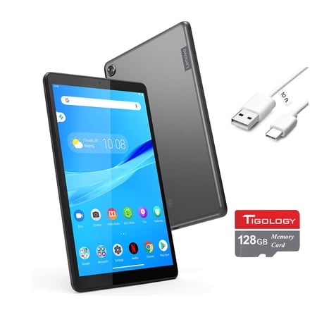Lenovo Smart Tab M8 8" Tablet 32GB Storage, 3GB Memory, 2GHz Quad-Core Processor, Android 11 Pie, HD Display with Tigology Accessories