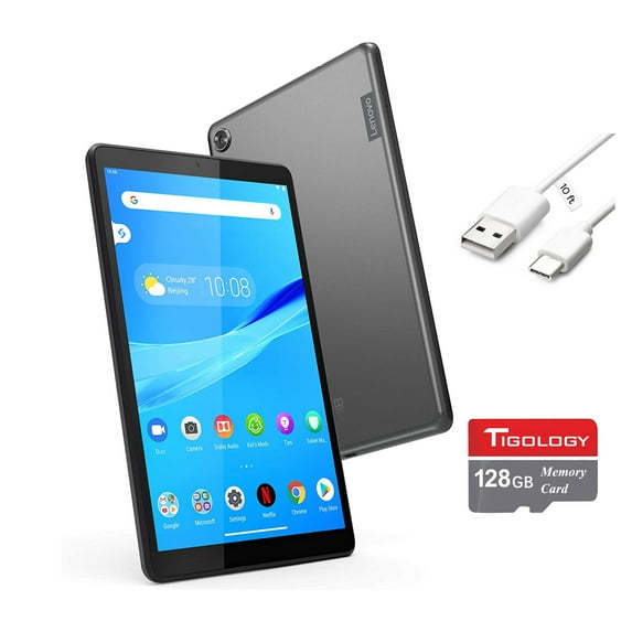 Lenovo Smart Tab M8 8" Tablet 32GB Storage, 3GB Memory, 2GHz Quad-Core Processor, Android 11 Pie, HD Display with Tigology Accessories