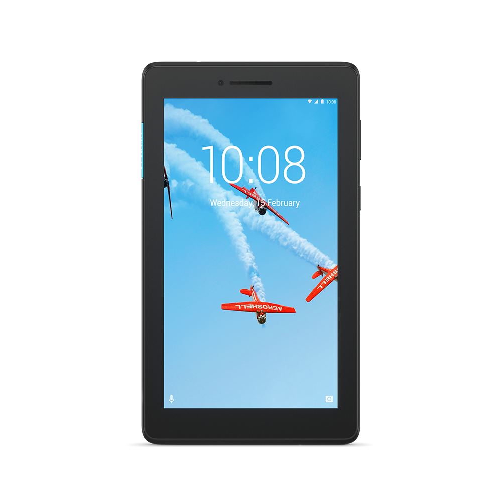 Lenovo Tab E7, 7" Android Tablet, Quad-Core Processor, 8GB Storage, Slate Black, Bundle with Back Cover Included - image 1 of 11