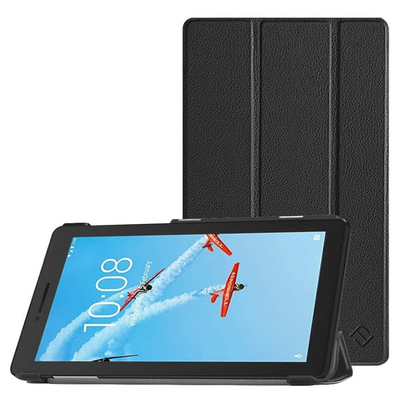 Lenovo Tab E7, 7" Tablet 2018 Case - Fintie Ultra Light Weight Stand Cover With Auto Wake/Sleep, Black