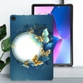 thumbnail image 1 of for Lenovo Tab M10 (3rd Gen) 10.1 TB-328F Floral Pattern Case, Luxury Ultra Slim Flexible Lightweight Anti-Fingerprint Drop Protective Heat Dissipation with Soft TPU Cover, Butterfly Flower, 1 of 5
