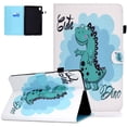 thumbnail image 1 of Lenovo Tab M10 HD 2nd Gen TB-X306X TB-X306F 10.1-Inch Case 2020 Released, Allytech PU Leather Slim Shell Folio Flip Smart Cover Auto Sleep Wake Case for Lenovo Tab M10 HD 2nd Gen 2020,Dinosaur, 1 of 1