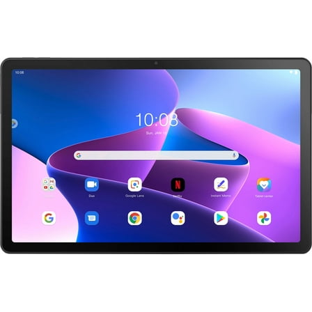 Lenovo Tab M10 Plus (3rd Gen) TB125FU Tablet, 10.6" 2K, MediaTek MT6769V/CU Helio G80 (12 nm) Octa-core, 3 GB, 32 GB Storage, Android 12, Storm Gray