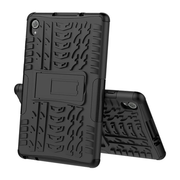 Lenovo Tab M8 2021 Case, Kids Friendly Shockproof High Impact Rugged Kickstand Light Weight Protective Cover, Black