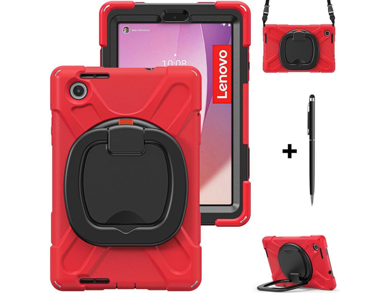 Custodia Robusta Antiurto Per Lenovo Tab M8 4ª Gen TB-300FU 2023 – Con Supporto Girevole