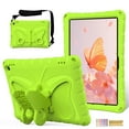 thumbnail image 1 of for Lenovo Tab M8 4th Gen 2024/2023 (TB-301FU/TB-300FU) Cute Kids Case, 3D Cartoon Butterfly Stand Case Shockproof Flexible Silicone Hard Protective Tablet Cover, Grassgreen, 1 of 8