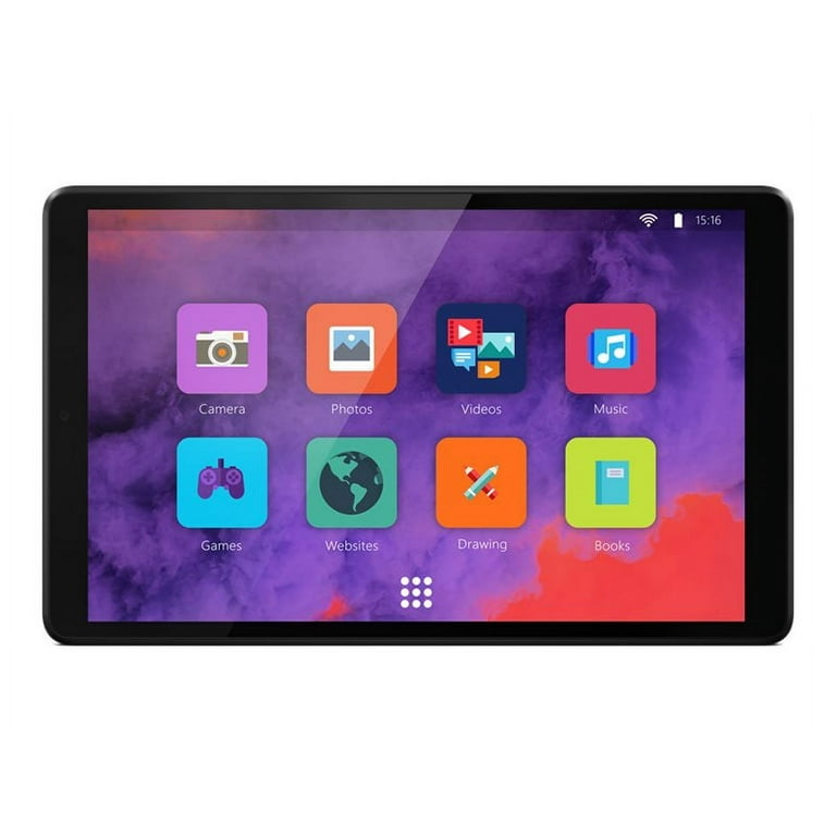 Lenovo Tab M8 Tablet, HD Android Tablet, Quad-Core Processor, 2GHz, 16GB  Storage, Full Metal Cover, Long Battery Life, Android 9 Pie, Slate Black