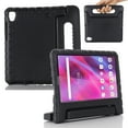 thumbnail image 1 of for Lenovo Tab M8 HD TB-8505F TB-8505X / Smart Tab M8 TB-8505FS/ Tab M8 FHD TB-8705F case, Shockproof, Silicone Rubber EVA Portable Handle Stand Protective Kids Cover Case, Black, 1 of 5