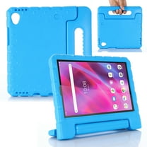 for Lenovo Tab M8 HD TB-8505F TB-8505X / Smart Tab M8 TB-8505FS/ Tab M8 FHD TB-8705F case, Shockproof, Silicone Rubber EVA Portable Handle Stand Protective Kids Cover Case, Blue