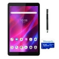 thumbnail image 1 of Lenovo Tab M8 Tablet, 8" HD IPS Display, Android 11, Quad-Core Processor, 3GB Ram, 32GB Storage, Long Battery Life, SD Card Slot, Grey + Mazepoly Accessories, 1 of 6