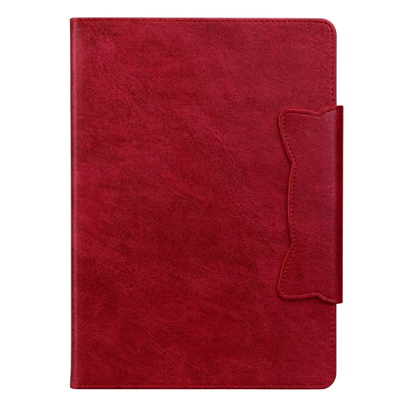 for Lenovo Tab P12 12.7" 2023 Case, Vintage Soft PU Leather Case with 2 Anti-Slip Strips Adjustable Angle Kickstand & 4 Card Slots (Include 1 Photo Slot) for Lenovo Tab P12 12.7" 2023, Red