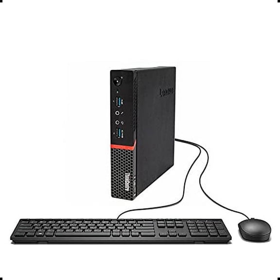 Lenovo Think Center M700 Tiny Desktop PC, Intel Quad Core I5-6400T 2.2GHz up to 2.8G, 16GB Memory,512GB SSD, WiFi, BT 4.0,HDMI,USB 3.0,DP Port,Windows 10 Pro 64 Bit English/Spanish/French
