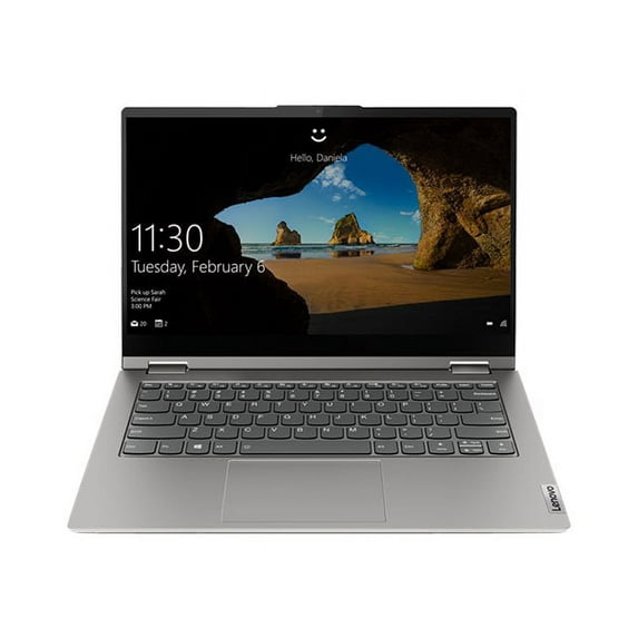 Lenovo ThinkBook 14s Yoga ITL 20WE - Flip design - Intel Core i7 - 1165G7 / up to 4.7 GHz - Win 10 Pro 64-bit - Intel Iris Xe Graphics - 16 GB RAM - 512 GB SSD NVMe - 14" IPS touchscreen 1920 x 1080 (Full HD) - Wi-Fi 6 - dual tone mineral gray - kbd: US