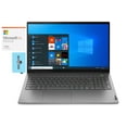 thumbnail image 1 of Lenovo ThinkBook 15 G2 ITL Home & Business Laptop (Intel i7-1165G7 4-Core, 15.6" 60Hz Full HD (1920x1080), Intel Iris Xe, 12GB RAM, Win 11 Pro) with Microsoft 365 Personal , Hub, 1 of 7