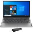 thumbnail image 1 of Lenovo ThinkBook 15 G2 ITL Home/Business Laptop (Intel i7-1165G7 4-Core, 15.6in 60Hz Full HD (1920x1080), Intel Iris Xe, 8GB RAM, Win 11 Pro) with WD19S 180W Dock, 1 of 7